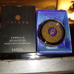 Tatcha Camellia  gold spun lip balm Brand new !